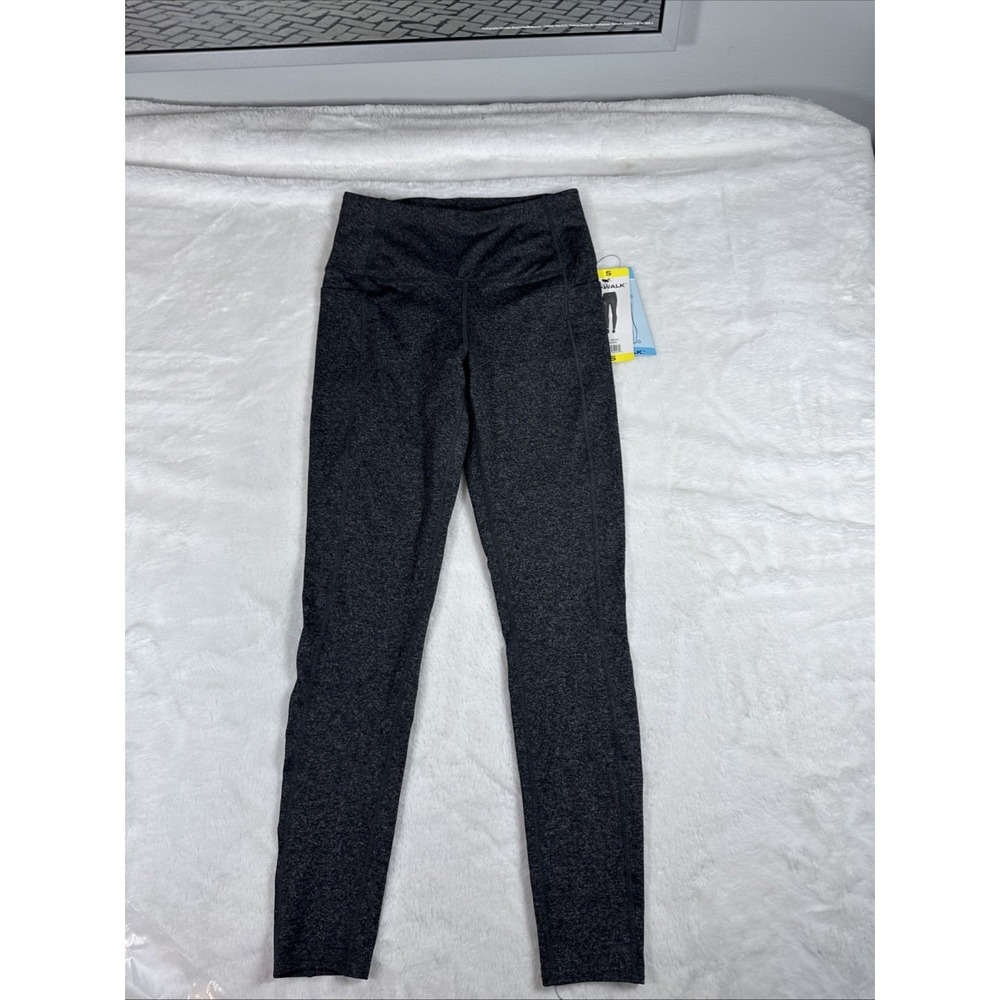Skechers GoWalk GoFlex High Waisted Leggings Charcoal Gray Heather Size S NWT